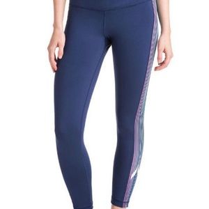Vineyard Vines Performance Striped Leggings Blue